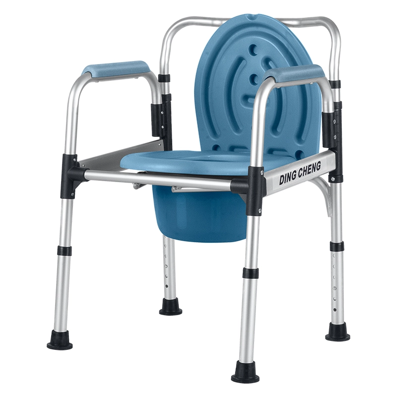 Disabled Aluminum Commode Wheelchair